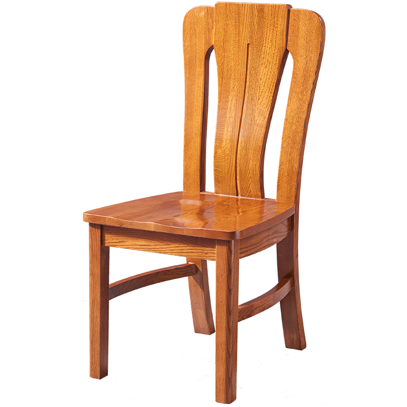【光明家具】實木餐椅 北美紅橡木餐椅 結實耐用實木餐椅 GY89-4373