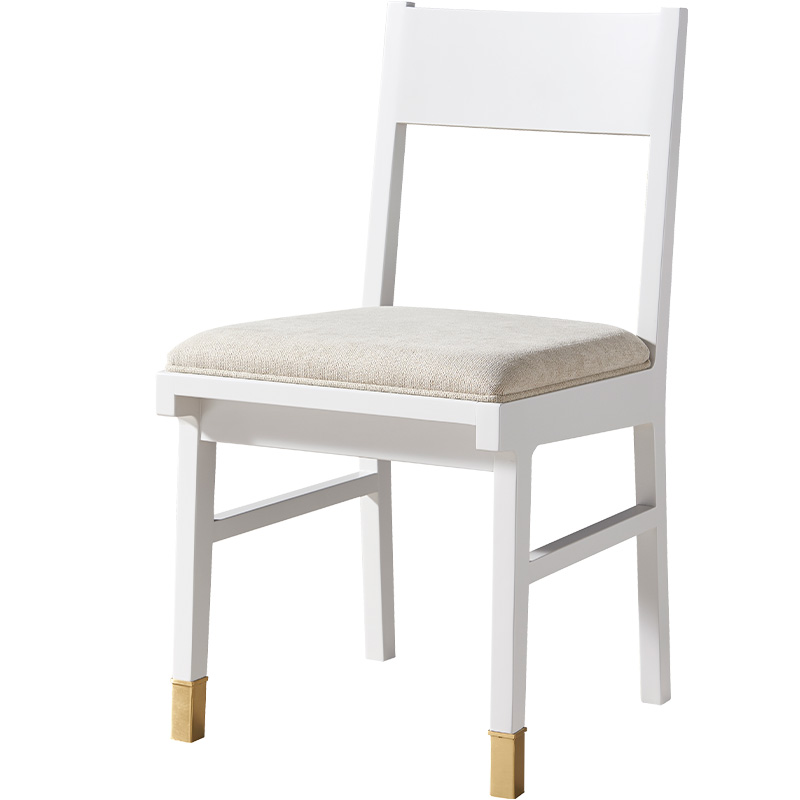 【光明家具】實木餐椅輕奢實木餐凳軟包椅子餐廳家具 4317 餐椅*2